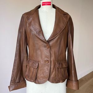 Soft leather jacket